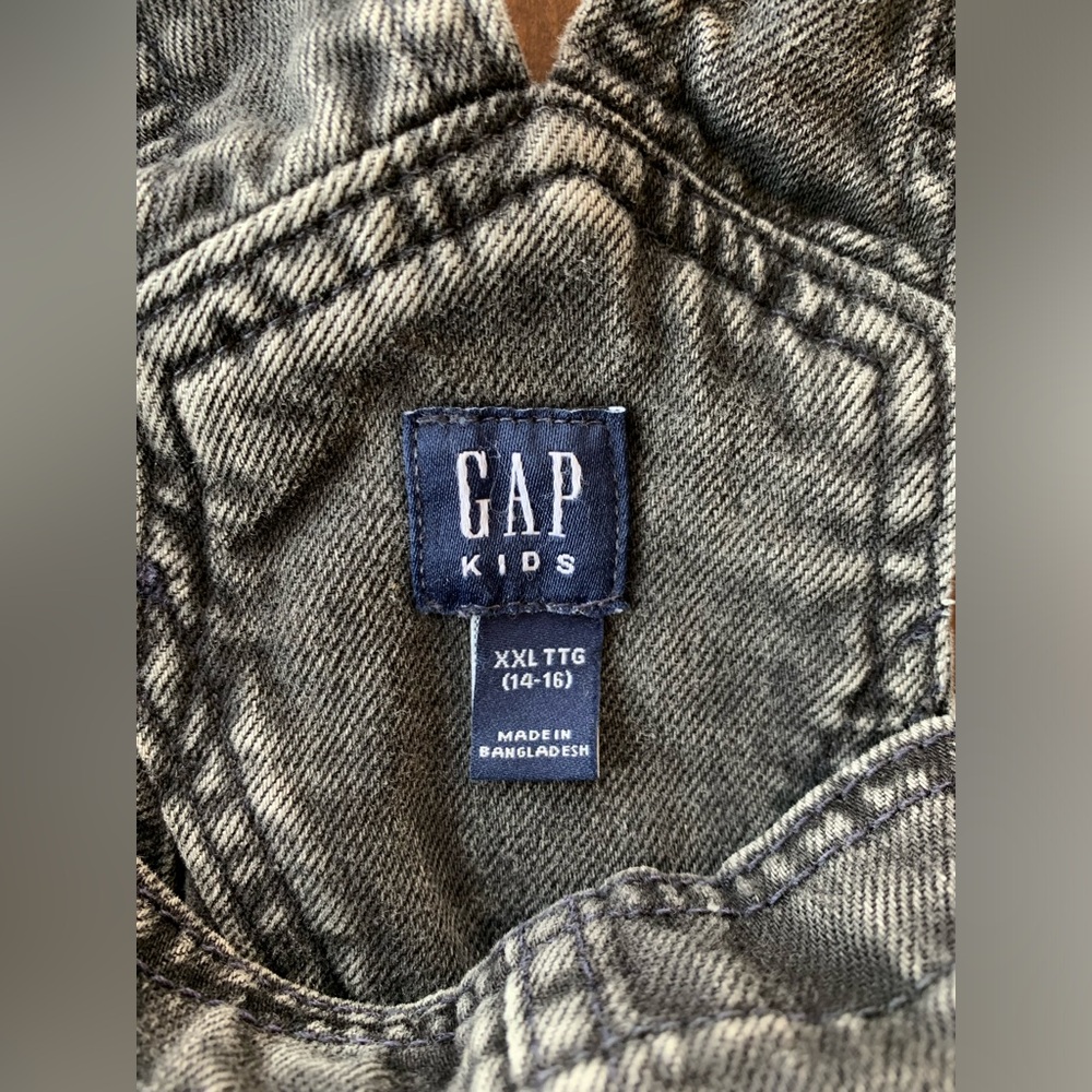 GAP Black Denim Overall Dress - Picture 3 of 5